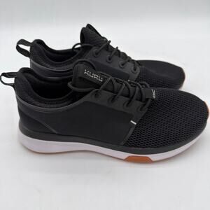Kuru Atom Performance Everyday Heel Pain Relief Comfort Black Sneakers 8.5 Wide